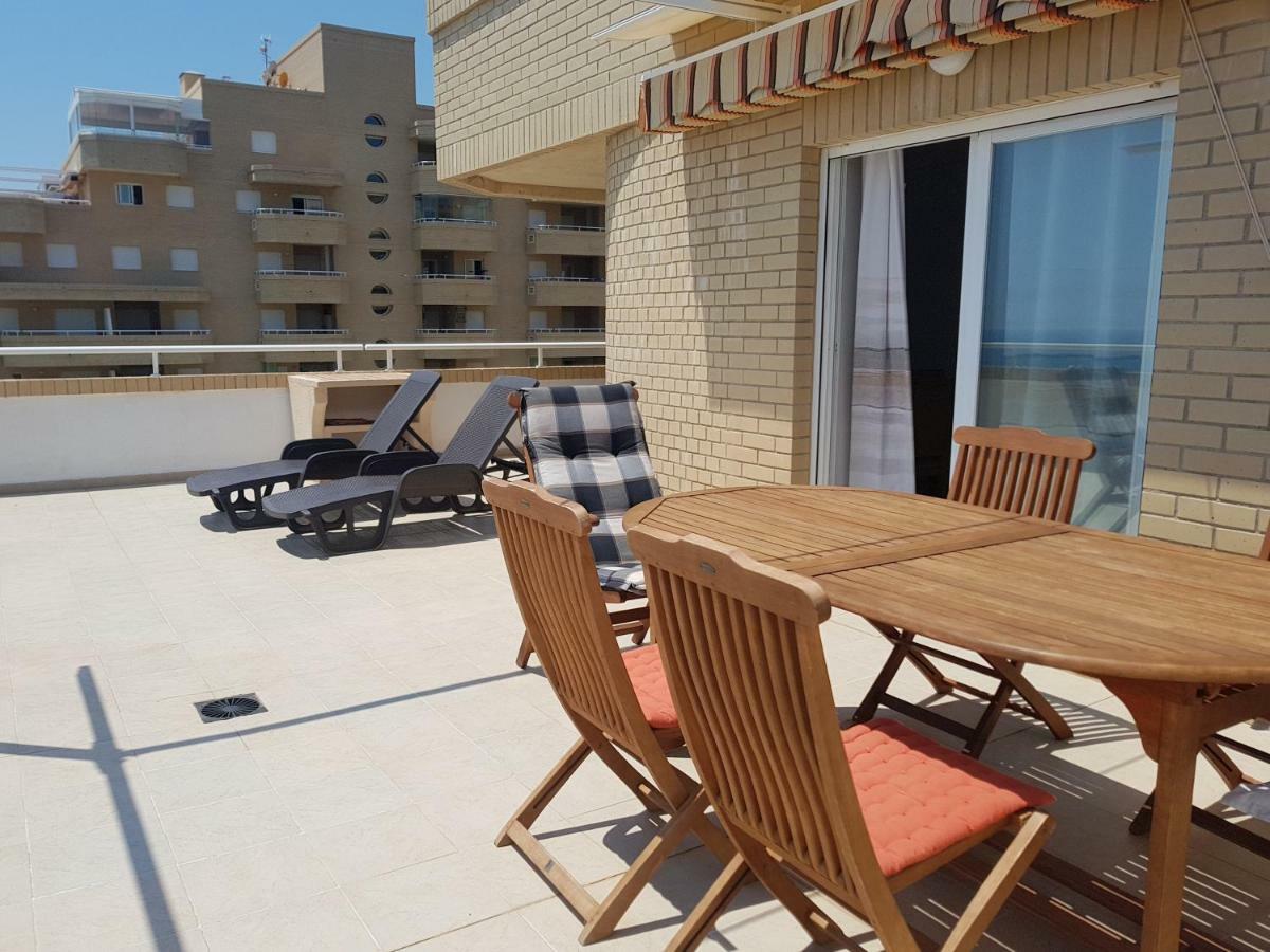 Cala Blanca 2 Frontal Al Mar Apartment Oropesa del Mar Bagian luar foto